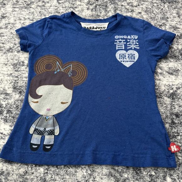 4T Gwen Stefani Harajuku Lovers No Doubt VTG Shirt Blue Music Y2K Toddler - Picture 1 of 10